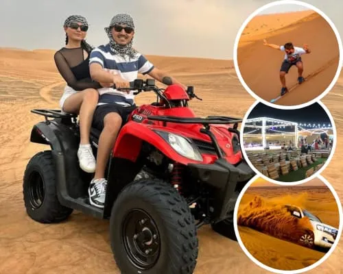 Beginner friendly quad biking Dubai